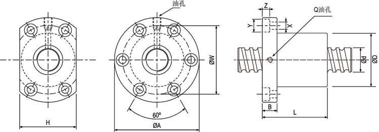 SFI03210-4 滾珠絲桿,