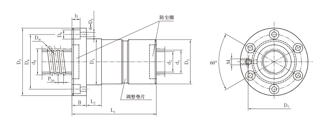 DKFZD2510-4滾珠絲杠